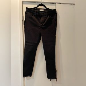 Size 32 Madewell Black Skinny Jeans